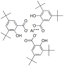 3,5-BIS(1,1-DIMETHYLETHYL)-2-HYDROXYBENZOIC ACID, ALUMINUM COMPLEX