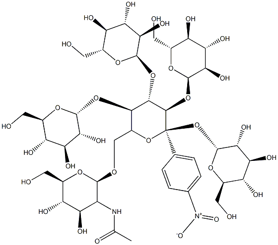 4-nitrophenyl-3(5)-O-N-acetylglucosaminyl-maltopentaoside