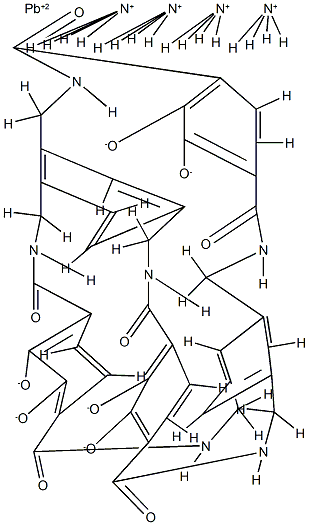tricatechol hexalactam-lead(II) complex