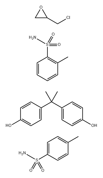 Benzenesulfonamide, 2-methyl-, reaction products with bisphenol A-epichlorohydrin polymer and 4-methylbenzenesulfonamide