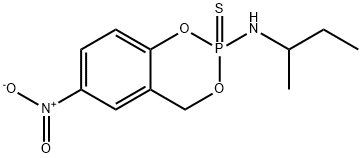 N-(1-Methylpropyl)-6-nitro-4H-1,3,2-benzodioxaphosphorin-2-amine 2-sulfide