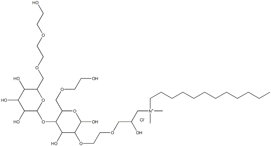 Cellulose, 3-(dodecyldimethylammonio)-2-hydroxypropyl 2-hydroxyethyl ether, chloride