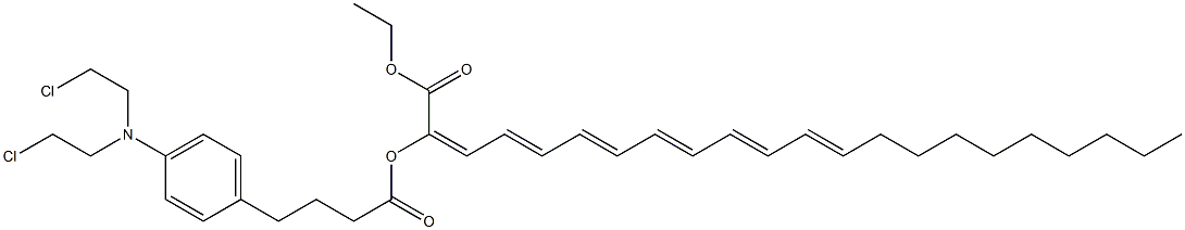 chlorambucil-docosahexaenoic acid conjugate