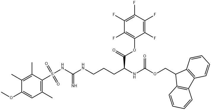 NΑ- FMOC-NΩ-(4-甲氧基-2,3,6-三甲基苯磺酰基)-L-精氨酸 五氟苯基酯