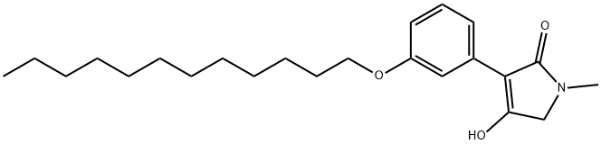 2H-Pyrrol-2-one, 1,5-dihydro-3-(3-(dodecyloxy)phenyl)-4-hydroxy-1-meth yl-