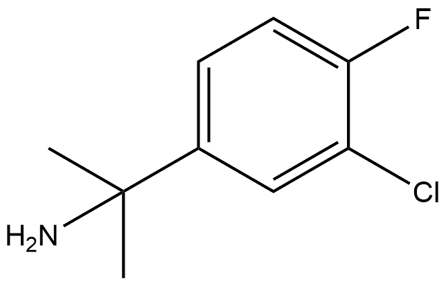 Benzenemethanamine, 3-chloro-4-fluoro-α,α-dimethyl-