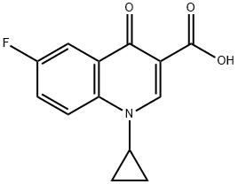 英文名称:3-QUINOLINECARBOXYLIC ACID, 1-CYCLOPROPYL-6-FLUORO-1,4-DIHYDRO-4-OXO-