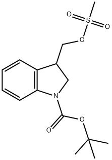 tert-butyl 3-(methylsulfonyloxymethyl)-2,3-dihydroindole-1-carboxylate