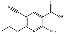 3-Pyridinecarboxylicacid,2-amino-5-cyano-6-ethoxy-(9CI)