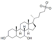 3,7-dihydroxycholane-24-sulfonate