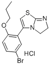 Imidazo(2,1-b)thiazole, 5,6-dihydro-3-(5-bromo-2-propoxyphenyl)-, mono hydrochloride