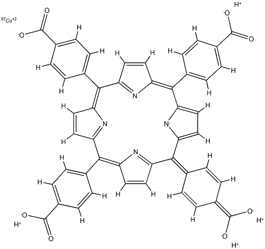 5,10,15,20-tetrakis(4-carboxyphenyl)porphinatocopper(II)