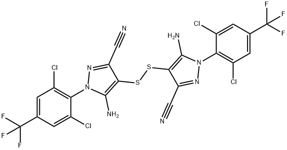 5-氨基-3-氰基-1-(2,6-二氯-4-三氟甲基-苯基)吡唑二硫化物