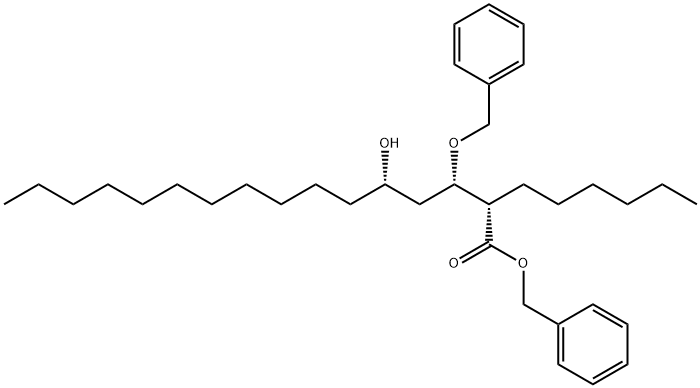 Benzyl (2S,3S,5S)-2-Hexyl-3-benzyloxy-5-hydroxyhexadecanoate
