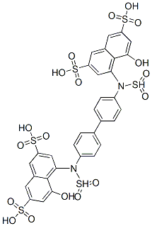 4,4'-(4,4'-biphenyldiylbis(sulfonylamino))bis(5-hydroxy-2,7-naphthalenedisulfonic acid)