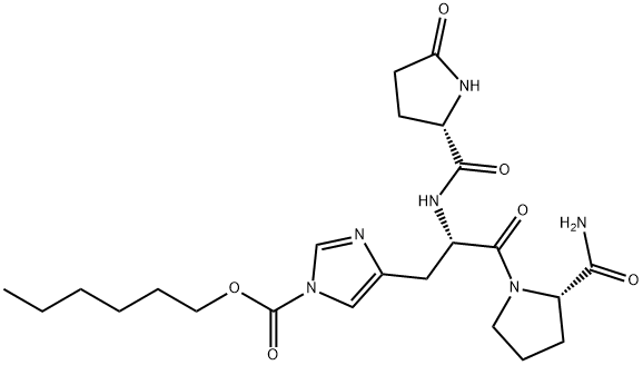 5-Oxo-L-Pro-1-[(hexyloxy)carbonyl]-L-His-L-Pro-NH2