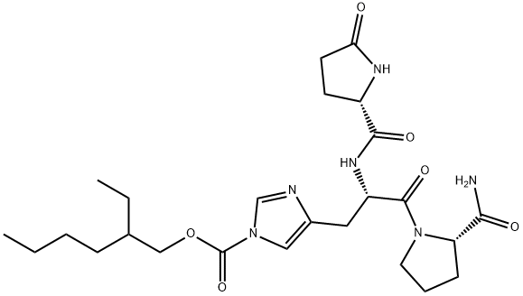 5-Oxo-L-Pro-1-[(2-ethylhexyloxy)carbonyl]-L-His-L-Pro-NH2