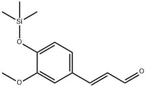 4-Hydroxy-3-methoxycinnamaldehyde, trimethylsilyl derivative