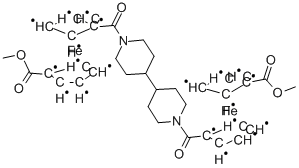 1,1``-([4,4`-联哌啶]-1,1`-二基二羰基)二[1`-(甲氧羰基)二茂铁]
