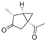 Bicyclo[3.1.0]hexan-3-one, 1-acetyl-4-methyl-, [1R-(1alpha,4alpha,5alpha)]- (9CI)
