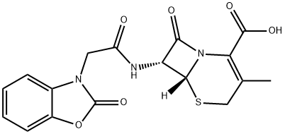 7-(2-benzoxazolon-3-ylacetamido)desacetoxycephalosporanic acid