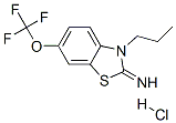 3-propyl-6-(trifluoromethoxy)benzothiazol-2-imine hydrochloride