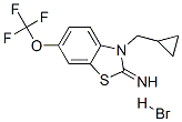 3-(cyclopropylmethyl)-6-(trifluoromethoxy)benzothiazol-2-imine hydrobr omide