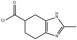1H-Benzimidazole-5-carbonyl chloride, 4,5,6,7-tetrahydro-2-methyl- (9CI)