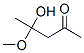 2-Pentanone, 4-hydroxy-4-methoxy- (9CI)