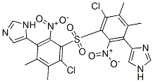 1-methyl-4-nitro-5-imidazolyl-2-chloro-6-methylphenyl sulfone