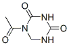 1,3,5-Triazine-2,4(1H,3H)-dione, 1-acetyldihydro- (9CI)
