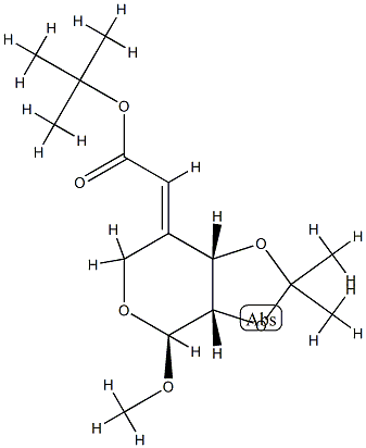 (4E)-4-Deoxy-4-[2-(1,1-diMethylethoxy)-2-oxoethylidene]-2,3-O-(1-Methylethylidene)-β-L-erythropentopyranoside Methyl Ether