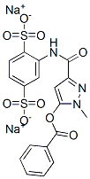 3-[(5-Benzoyloxy-1-methyl-1H-pyrazol-3-yl)carbonylamino]-4-(hydroxysulfonyl)benzenesulfonic acid sodium salt