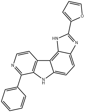 Pyrido[4,3:4,5]pyrrolo[3,2-e]benzimidazole,  2-(2-furanyl)-1,6-dihydro-7-phenyl-