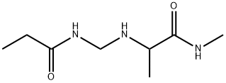 Propanamide,  N-methyl-2-[[[(1-oxopropyl)amino]methyl]amino]-