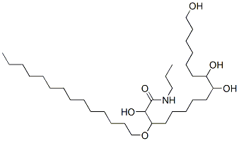 Hexadecanamide, 9,10,16-trihydroxy-N-2-hydroxy-3-(tetradecyloxy)propyl-