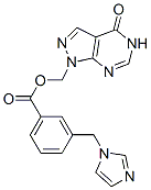 3-(1H-Imidazole-1-ylmethyl)benzoic acid (4,5-dihydro-4-oxo-1H-pyrazolo[3,4-d]pyrimidine-1-yl)methyl ester