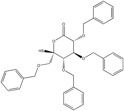 2,3,4,6-四-O-苄基-5-硫代-D-葡萄糖酸-1,5-内酯