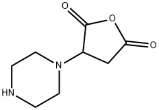 2,5-Furandione,dihydro-3-(1-piperazinyl)-(9CI)