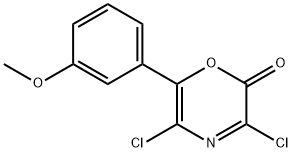 2H-1,4-Oxazin-2-one,  3,5-dichloro-6-(3-methoxyphenyl)-