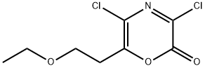 2H-1,4-Oxazin-2-one,  3,5-dichloro-6-(2-ethoxyethyl)-