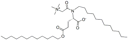 didodecyl N-(alpha-trimethylammonioacetyl)glutamate