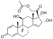 (11β,16α)-21-(Acetyloxy)-9-fluoro-11,16,17-trihydroxy-pregna-1,4,14-triene-3,20-dione