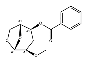 .beta.-D-ribo-Hexopyranose, 1,6-anhydro-3-deoxy-2-O-methyl-, benzoate