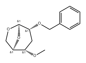 .beta.-D-ribo-Hexopyranose, 1,6-anhydro-3-deoxy-4-O-methyl-2-O-(phenylmethyl)-