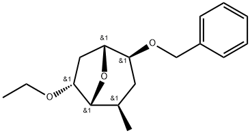 8-Oxabicyclo3.2.1octane, 6-ethoxy-4-methyl-2-(phenylmethoxy)-, 1R-(2-exo,4-exo,6-endo)-