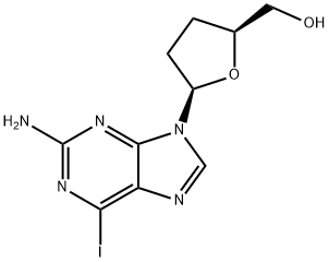 (2S)-5α-(2-Amino-6-iodo-9H-purine-9-yl)tetrahydrofuran-2α-methanol