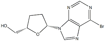 (2S)-5α-(6-Bromo-9H-purine-9-yl)tetrahydro-2α-furanmethanol