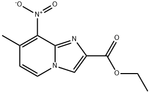 7-甲基-8-硝基咪唑并[1,2-A]吡啶-2-甲酸乙酯