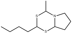 4H-Pyrrolo2,1-d-1,3,5-dithiazine, 2-butyltetrahydro-4-methyl-